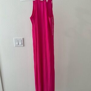 a new day Fuchsia Pleated Dress